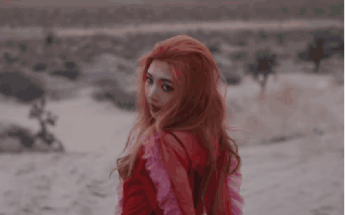 Ice&Cream&Cake Irene MV Red&Velvet 性感 红发 美女 转头