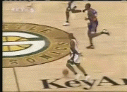 雷阿伦 NBA 篮球 凯尔特人 超音速 干拔 颜射 三分球 激烈对抗 汗流浃背 英气逼人 劲爆体育