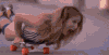 美女 尴尬 滑板 搞笑
