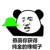 熊猫人 暴漫 绿帽子 斗图 搞怪 逗