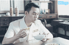王凱 吃貨 吃飯 男神