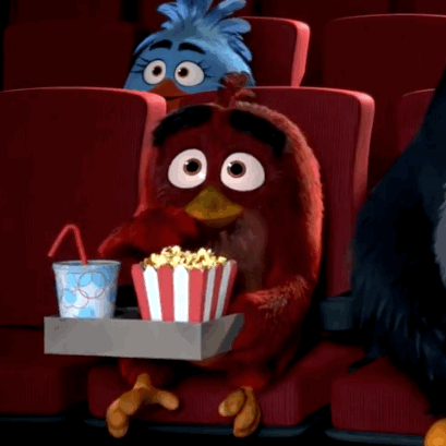 愤怒的小鸟 Angry Birds movie 看电影 影院 爆米花 可乐 套餐