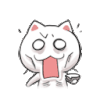 表情包 惊恐 猫斯拉