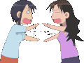女孩 拍手  搞笑 动态