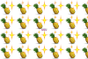 菠萝 pineapple 卡通 wow