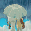 起风了 堀越二郎 里见菜穗子 动漫 二次元 下雨 背影