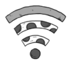 贴纸 信号 WiFi