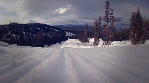 滑雪 跳跃 前进 激情