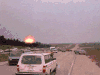 核弹 爆炸 马路 汽车