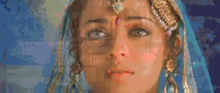 印度 美女  大眼 电影截图