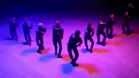 EXO 跳舞 队形 整齐