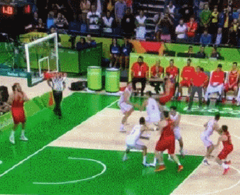 克罗地亚VS西班牙 沙里奇 盖帽 加索尔 体育 篮球