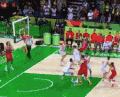 克罗地亚VS西班牙 沙里奇 盖帽 加索尔 体育 篮球