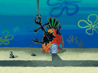 卡通 海绵宝宝 海底 奔跑