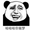哈哈哈 熊猫头 做梦 搞笑 逗