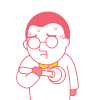 心塞 流汗 马桶塞 胸口