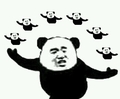 金馆长 熊猫 咧嘴 招式
