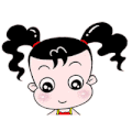 小淘女 眨眼 呆萌 可爱
