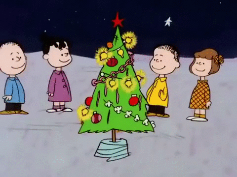 圣诞树 孩子 开心 夜空