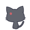 猫咪 摇尾巴 背影 嘚瑟