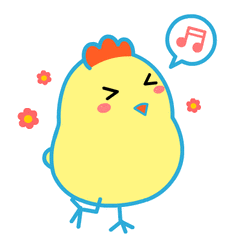 小鸡 唱歌 开心