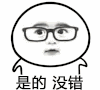 金馆长 点头 带眼镜 是的没错 是 对