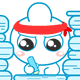 写字gif 笔gif 发带gif 认真gif