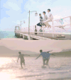 TFBOYS 沙滩 玩耍 开心