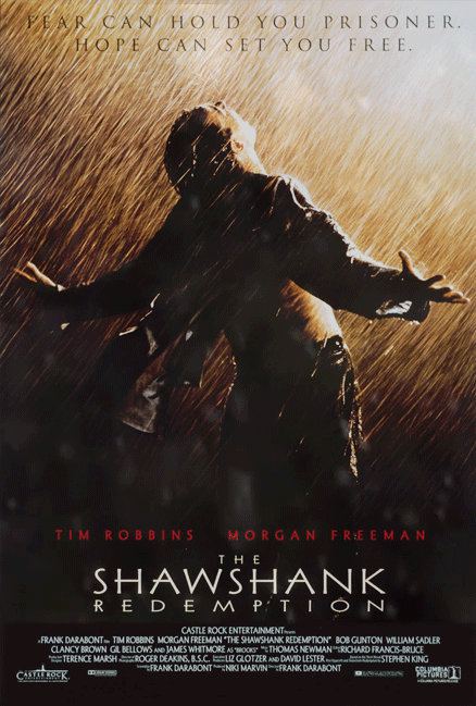 肖申克的救赎 蒂姆·罗宾斯 安迪 雨 飘落 封面 The Shawshank Redemption