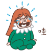 女孩 大哭 难过 哇