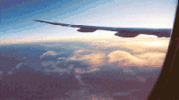 高空 飞机 机翼 飞行