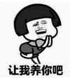 暴漫 文字表情包 让我养你吧 搞笑 逗 沙雕