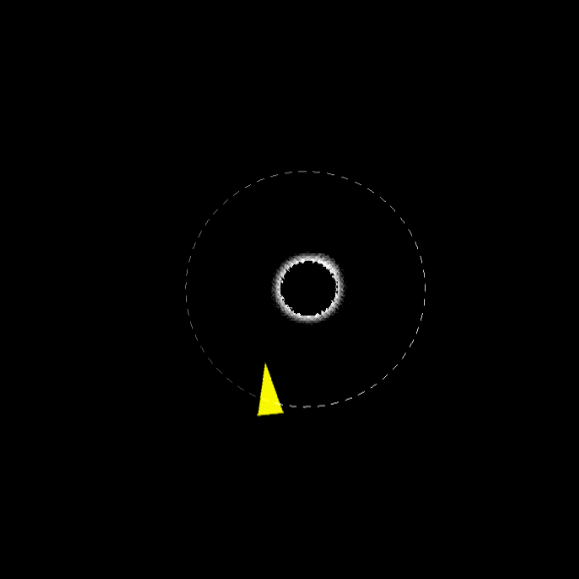 游戏 小行星 循环 绕圈