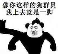 踹飞 生气 狗群员 像你这样的狗群员 我上去就是一脚