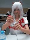 美女 萌妹子 cosplay 大力士