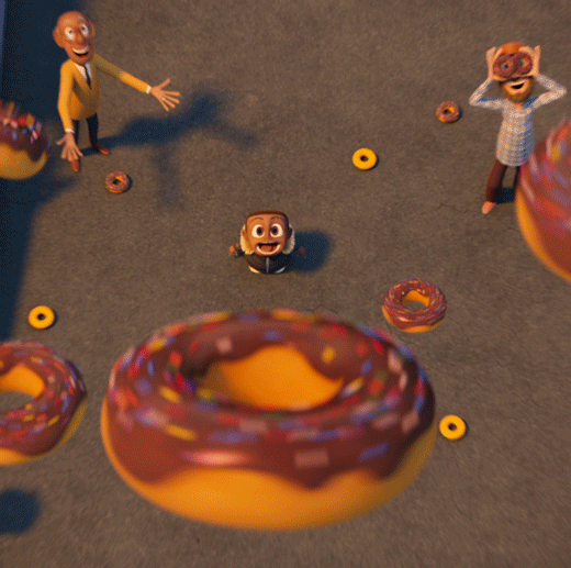动画制作 魔性 甜甜圈 循环  animation