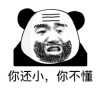 暴漫 熊猫头 你还小 你不懂 搞怪 逗