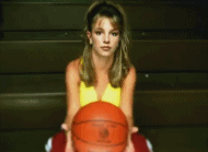 布兰妮·斯皮尔斯 Britney+Spears 欧美歌手 年轻 篮球