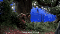 拍戏 飞起来 绳子 转身
