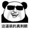 暴漫 文字表情包 这逼装的真刺眼 搞怪 魔性 沙雕