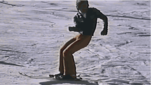 滑雪 70年代 表演 柔软 雪地