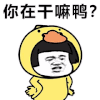 蘑菇头 小黄鸭 暴漫 搞怪 你在干嘛 鸭 鸭子