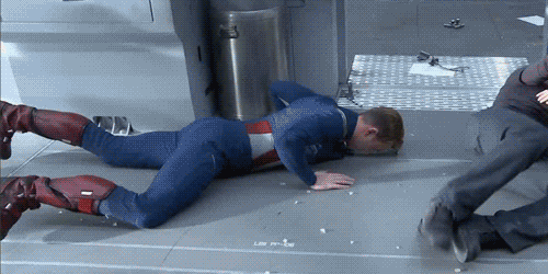 美国队长 克里斯·埃文斯 史蒂夫·罗杰斯 漫威 摔倒 害怕 Captain America