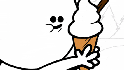 动漫 卡通 冰淇淋 吓一跳