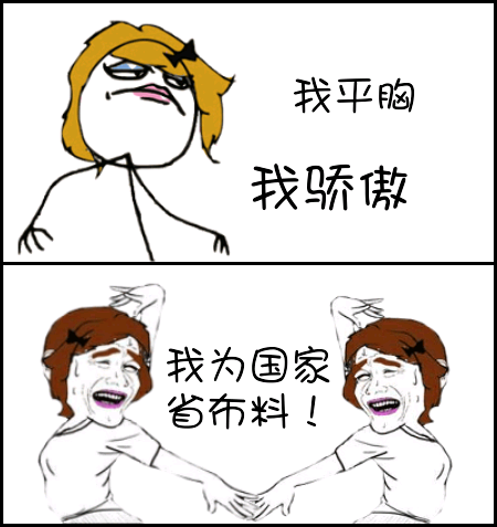 搞笑gif我平胸我骄傲gif开心gif跳舞gif我为国家省布料gif