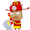 蘑菇头 砸红包 大脸 财神爷