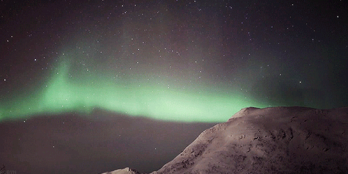 北极光 northern lights nature 自然 美景 变幻 奇观 星空