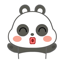 萌萌熊 亲亲 一个吻 可爱