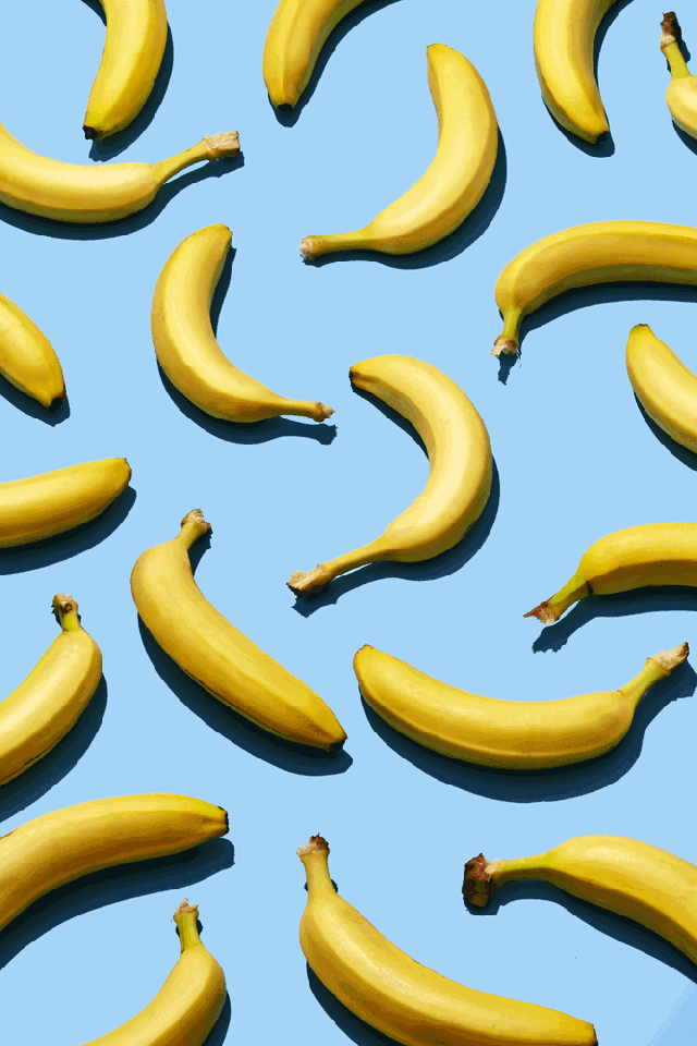 香蕉 动弹 黄色 美味