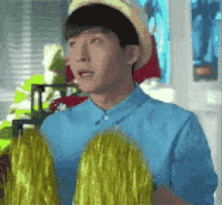 开心 唱歌 拉拉队 可爱